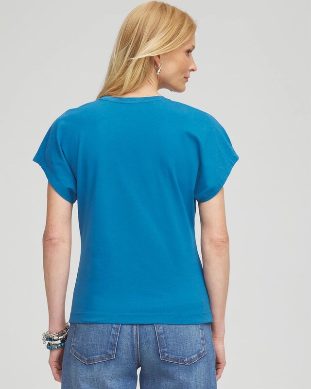 Bat Wing Sleeve Tee - image 3